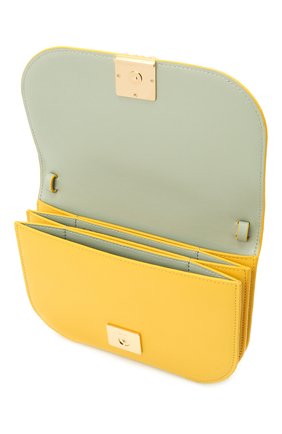 Женский клатч goya accordion LOEWE желтого цвета по цене 0 руб., арт. A896044X01 | Фото 5 Женский клатч goya accordion LOEWE желтого цвета, арт. A896044X01 | Фото 5 (Сумки-технические: Сумки через плечо; Материал: Натуральная кожа; Женское Кросс-КТ: Клатч-клатчи; Размер: mini; Ремень/цепочка: На ремешке)