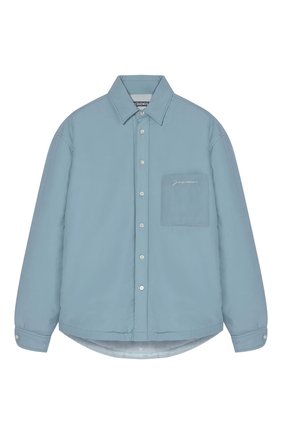 Мужская куртка JACQUEMUS голубого цвета по цене 48750 руб., арт. 216SH104-1290/ | Фото 1 Мужская куртка JACQUEMUS голубого цвета, арт. 216SH104-1290/ | Фото 1 (Кросс-КТ: Куртка, Ветровка; Длина (верхняя одежда): Короткие; Материал внешний: Синтетический материал; Стили: Минимализм)