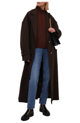 Женские кожаные ботинки GIANVITO ROSSI черного цвета по цене 86200 руб., арт. G73498.20G0M.CLYNENE | Фото 2 Женские кожаные ботинки GIANVITO ROSSI черного цвета, арт. G73498.20G0M.CLYNENE | Фото 2 (Материал утеплителя: Натуральный мех; Каблук высота: Низкий; Подошва: Платформа; Материал внутренний: Натуральная кожа; Женское Кросс-КТ: Зимние ботинки)
