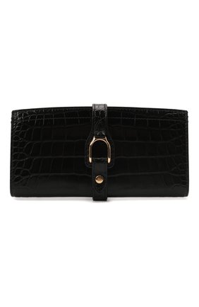 Женские кошелек из кожи аллигатора RALPH LAUREN черного цвета по цене 229500 руб., арт. 434867758/AMIS | Фото 1 Женские кошелек из кожи аллигатора RALPH LAUREN черного цвета, арт. 434867758/AMIS | Фото 1 (Материал: Экзотическая кожа)