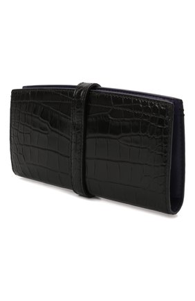 Женские кошелек из кожи аллигатора RALPH LAUREN черного цвета по цене 229500 руб., арт. 434867758/AMIS | Фото 2 Женские кошелек из кожи аллигатора RALPH LAUREN черного цвета, арт. 434867758/AMIS | Фото 2 (Материал: Экзотическая кожа)