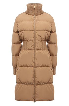 Женская пуховая куртка ICEBERG бежевого цвета по цене 73150 руб., арт. 21I I2P0/J091/5A24 | Фото 1 Женская пуховая куртка ICEBERG бежевого цвета, арт. 21I I2P0/J091/5A24 | Фото 1 (Рукава: Длинные; Материал внешний: Синтетический материал; Материал утеплителя: Пух и перо; Длина (верхняя одежда): До колена; Материал подклада: Синтетический материал; Стили: Кэжуэл; Кросс-КТ: Куртка; Женское Кросс-КТ: Пуховик-куртка)