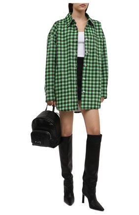 Женская джинсовая куртка ALEXANDER WANG зеленого цвета по цене 82650 руб., арт. UDC3212923 | Фото 2 Женская джинсовая куртка ALEXANDER WANG зеленого цвета, арт. UDC3212923 | Фото 2 (Материал внешний: Хлопок; Длина (верхняя одежда): До середины бедра; Рукава: Длинные; Стили: Спорт-шик; Кросс-КТ: Деним, Куртка)