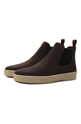 Мужские замшевые челси ultimate walk beatle LORO PIANA коричневого цвета по цене 76950 руб., арт. FAL9344 | Фото 1 Мужские замшевые челси ultimate walk beatle LORO PIANA коричневого цвета, арт. FAL9344 | Фото 1 (Материал внутренний: Натуральная кожа; Материал внешний: Замша; Мужское Кросс-КТ: Сапоги-обувь, Челси-обувь; Подошва: Плоская)