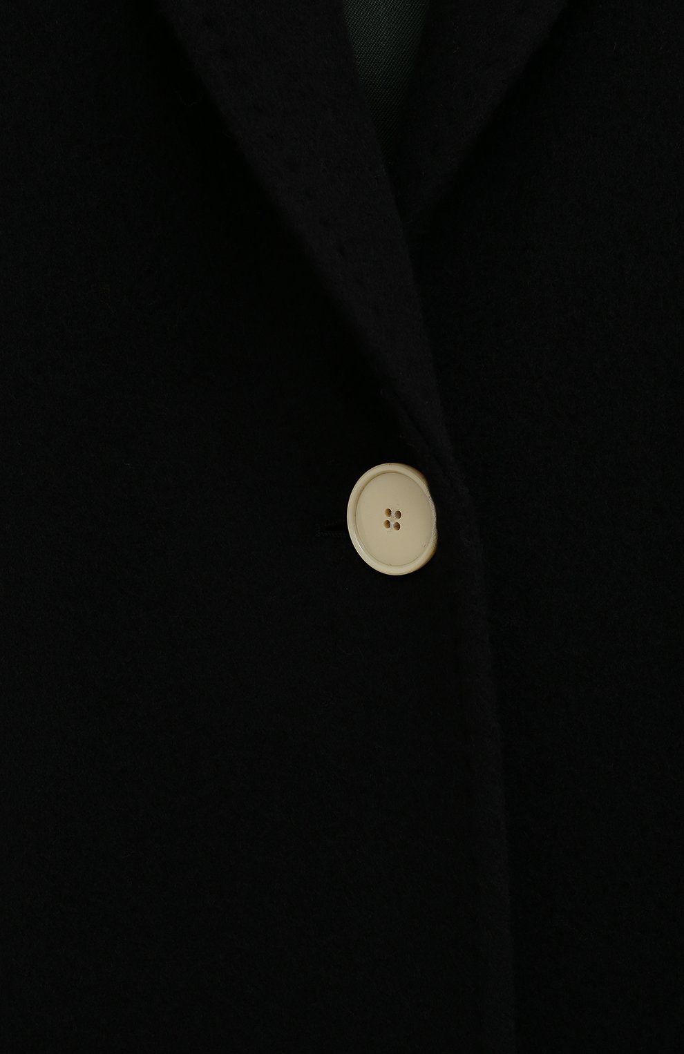 Женское пальто из шерсти и кашемира ISABEL MARANT черного цвета, арт. MA1035-21A008I/EFEZIA | Фото 5 (Материал внешний: Шерсть; Рукава: Длинные; Стили: Гламурный; Длина (верхняя одежда): Длинные; 1-2-бортные: Однобортные)