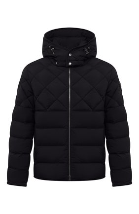 Мужская пуховая куртка cecaud MONCLER темно-синего цвета, арт. G2-091-1A001-76-C0142 | Фото 1 (Материал утеплителя: Пух и перо; Рукава: Длинные; Длина (верхняя одежда): Короткие; Материал подклада: Синтетический материал; Материал внешний: Синтетический материал; Кросс-КТ: Куртка; Мужское Кросс-КТ: пуховик-короткий; Стили: Кэжуэл)