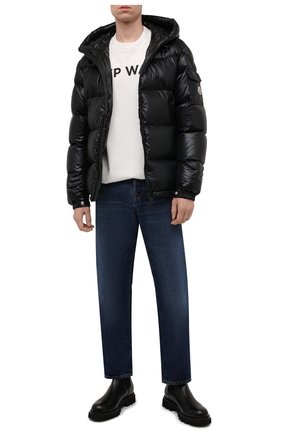 Мужская пуховая куртка ecrins MONCLER черного цвета по цене 115400 руб., арт. G2-091-1A001-68-68950 | Фото 2 Мужская пуховая куртка ecrins MONCLER черного цвета, арт. G2-091-1A001-68-68950 | Фото 2 (Материал внешний: Синтетический материал; Материал подклада: Синтетический материал; Материал утеплителя: Пух и перо; Кросс-КТ: Куртка; Мужское Кросс-КТ: пуховик-короткий; Стили: Кэжуэл; Рукава: Длинные; Длина (верхняя одежда): Короткие)
