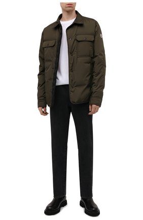 Мужская пуховая куртка miomandre MONCLER хаки цвета по цене 106200 руб., арт. G2-091-1A001-09-68352 | Фото 2 Мужская пуховая куртка miomandre MONCLER хаки цвета, арт. G2-091-1A001-09-68352 | Фото 2 (Материал утеплителя: Пух и перо; Материал подклада: Синтетический материал; Материал внешний: Синтетический материал; Кросс-КТ: Куртка; Мужское Кросс-КТ: пуховик-короткий; Стили: Кэжуэл; Длина (верхняя одежда): Короткие; Рукава: Длинные)