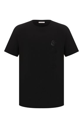 Мужская хлопковая футболка MONCLER черного цвета по цене 21800 руб., арт. G2-091-8C000-33-829H8 | Фото 1 Мужская хлопковая футболка MONCLER черного цвета, арт. G2-091-8C000-33-829H8 | Фото 1 (Материал внешний: Хлопок; Длина (для топов): Стандартные; Рукава: Короткие; Принт: С принтом; Стили: Спорт-шик)