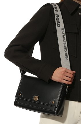Женская сумка note small BURBERRY черного цвета по цене 115000 руб., арт. 8044177 | Фото 2 Женская сумка note small BURBERRY черного цвета, арт. 8044177 | Фото 2 (Размер: small; Материал: Натуральная кожа; Сумки-технические: Сумки через плечо)
