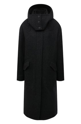 Женская шерстяная парка KENZO темно-серого цвета по цене 99650 руб., арт. FB62MA0469CB | Фото 1 Женская шерстяная парка KENZO темно-серого цвета, арт. FB62MA0469CB | Фото 1 (Рукава: Длинные; Материал внешний: Шерсть; Длина (верхняя одежда): Длинные; Материал подклада: Синтетический материал; Стили: Спорт-шик; Кросс-КТ: Куртка)