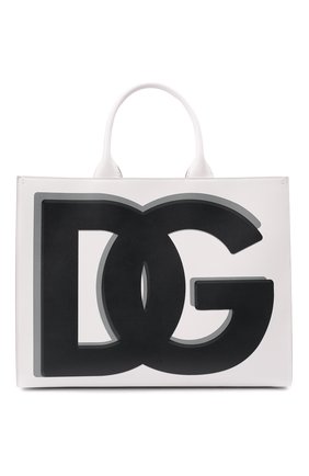 Женский сумка-тоут dg daily DOLCE & GABBANA черно-белого цвета по цене 143500 руб., арт. BB7022/AQ276 | Фото 1 Женский сумка-тоут dg daily DOLCE & GABBANA черно-белого цвета, арт. BB7022/AQ276 | Фото 1 (Размер: large; Материал: Натуральная кожа; Сумки-технические: Сумки-шопперы)