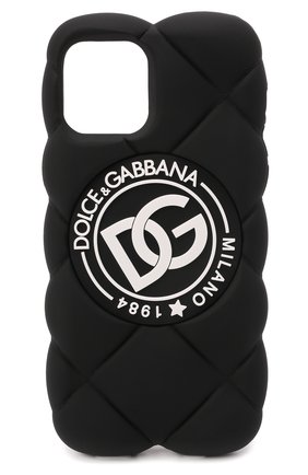 Чехол для iphone 12/12 pro DOLCE & GABBANA черного цвета по цене 10850 руб., арт. BP3028/AQ374 | Фото 1 Чехол для iphone 12/12 pro DOLCE & GABBANA черного цвета, арт. BP3028/AQ374 | Фото 1