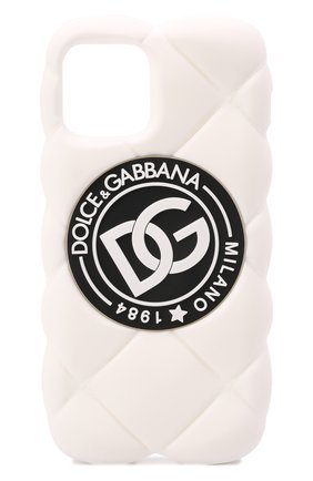 Чехол для iphone 12/12 pro DOLCE & GABBANA белого цвета по цене 10850 руб., арт. BP3028/AQ374 | Фото 1 Чехол для iphone 12/12 pro DOLCE & GABBANA белого цвета, арт. BP3028/AQ374 | Фото 1