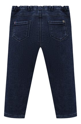 Детские джинсы TARTINE ET CHOCOLAT темно-синего цвета, арт. TT22001/1M-1A | Фото 2 (Материал внешний: Хлопок, Шерсть; Детали: На резинке)