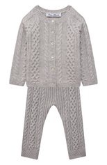 Детский комплект из кардигана и брюк TARTINE ET CHOCOLAT серого цвета, арт. TT36021/18M-3A | Фото 1 (Кросс-КТ НВ: Костюм)