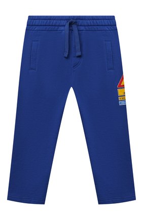 Детские хлопковые брюки DOLCE & GABBANA синего цвета по цене 18350 руб., арт. L1JPDK/G7A7U | Фото 1 Детские хлопковые брюки DOLCE & GABBANA синего цвета, арт. L1JPDK/G7A7U | Фото 1 (Материал внешний: Хлопок; Ростовка одежда: 12 мес | 80 см, 18 мес | 86 см, 24 мес | 92 см, 3 мес | 62 см, 6 мес | 68 см, 9 мес | 74 см)
