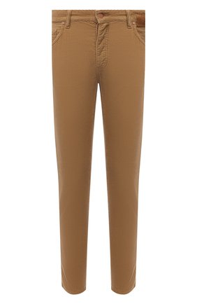 Мужские хлопковые брюки PALM ANGELS бежевого цвета, арт. PMYA012F21DEN0016161 | Фото 1 (Длина (брюки, джинсы): Стандартные; Материал внешний: Хлопок; Случай: Повседневный; Стили: Гранж)