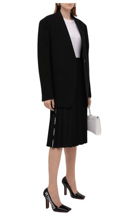 Женские кожаные туфли VETEMENTS черного цвета по цене 77500 руб., арт. WA52HE100B 2411 | Фото 2 Женские кожаные туфли VETEMENTS черного цвета, арт. WA52HE100B 2411 | Фото 2 (Подошва: Плоская; Материал внутренний: Натуральная кожа; Каблук высота: Высокий; Каблук тип: Устойчивый; Материал внешний: Кожа)