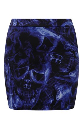 Женская юбка VETEMENTS синего цвета по цене 34350 руб., арт. WA52SK150S 2605/BLUE SKULLS | Фото 1