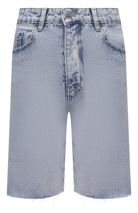 Женские джинсовые шорты KSUBI голубого цвета по цене 23250 руб., арт. 5000006239 | Фото 1