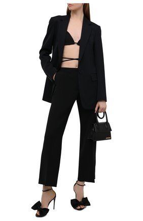Женский шерстяной жакет DRIES VAN NOTEN черного цвета по цене 92400 руб., арт. 212-010424-3231 | Фото 2 Женский шерстяной жакет DRIES VAN NOTEN черного цвета, арт. 212-010424-3231 | Фото 2 (Материал внешний: Шерсть; Рукава: Длинные; Длина (для топов): Удлиненные; Материал подклада: Вискоза; Женское Кросс-КТ: Жакет-одежда; Случай: Повседневный; Стили: Кэжуэл; 1-2-бортные: Однобортные)