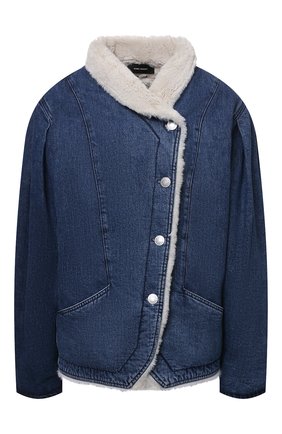 Женская джинсовая куртка ISABEL MARANT синего цвета по цене 56600 руб., арт. VE1683-21A017I/DIPAULINE | Фото 1 Женская джинсовая куртка ISABEL MARANT синего цвета, арт. VE1683-21A017I/DIPAULINE | Фото 1 (Материал внешний: Хлопок; Рукава: Длинные; Длина (верхняя одежда): Короткие; Материал подклада: Синтетический материал; Кросс-КТ: Куртка, Деним; Стили: Кэжуэл)