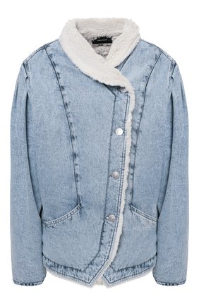 Женская джинсовая куртка ISABEL MARANT светло-голубого цвета по цене 56600 руб., арт. VE1683-21A017I/DIPAULINE | Фото 1 Женская джинсовая куртка ISABEL MARANT светло-голубого цвета, арт. VE1683-21A017I/DIPAULINE | Фото 1 (Длина (верхняя одежда): Короткие; Материал подклада: Синтетический материал; Материал внешний: Хлопок; Рукава: Длинные; Кросс-КТ: Куртка, Деним; Стили: Кэжуэл)