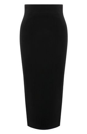 Женская шерстяная юбка DOLCE & GABBANA черного цвета по цене 61950 руб., арт. F4BZBT/FU2TZ | Фото 1 Женская шерстяная юбка DOLCE & GABBANA черного цвета, арт. F4BZBT/FU2TZ | Фото 1 (Длина Ж (юбки, платья, шорты): Миди; Материал подклада: Синтетический материал; Материал внешний: Шерсть; Женское Кросс-КТ: Юбка-одежда; Стили: Кэжуэл)