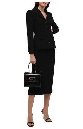 Женская шерстяная юбка DOLCE & GABBANA черного цвета по цене 61950 руб., арт. F4BZBT/FU2TZ | Фото 2 Женская шерстяная юбка DOLCE & GABBANA черного цвета, арт. F4BZBT/FU2TZ | Фото 2 (Длина Ж (юбки, платья, шорты): Миди; Материал подклада: Синтетический материал; Материал внешний: Шерсть; Женское Кросс-КТ: Юбка-одежда; Стили: Кэжуэл)