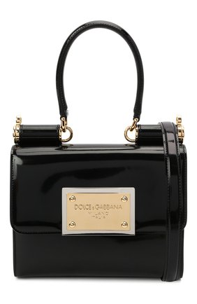 Женская сумка sicily DOLCE & GABBANA черного цвета по цене 169500 руб., арт. BB7026/A1037 | Фото 6 Женская сумка sicily DOLCE & GABBANA черного цвета, арт. BB7026/A1037 | Фото 6 (Женское Кросс-КТ: Вечерняя сумка; Сумки: Сумки; Сумки-технические: Сумки через плечо, Сумки top-handle; Материал: Натуральная кожа; Размер: small)