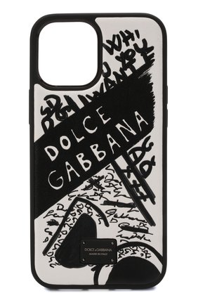 Чехол для iphone 12 pro max DOLCE & GABBANA черно-белого цвета по цене 15150 руб., арт. BP2906/AQ276 | Фото 1 Чехол для iphone 12 pro max DOLCE & GABBANA черно-белого цвета, арт. BP2906/AQ276 | Фото 1