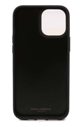 Чехол для iphone 12 pro max DOLCE & GABBANA черно-белого цвета, арт. BP2906/AQ276 | Фото 2 (Материал: Пластик)