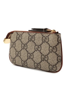 Женская футляр для ключей GUCCI бежевого цвета по цене 24300 руб., арт. 447964/KLQHG | Фото 2 Женская футляр для ключей GUCCI бежевого цвета, арт. 447964/KLQHG | Фото 2 (Материал: Текстиль, Синтетический материал)
