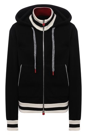 Женский кашемировый кардиган KITON черного цвета по цене 247000 руб., арт. D52733K0536A | Фото 1 Женский кашемировый кардиган KITON черного цвета, арт. D52733K0536A | Фото 1 (Материал внешний: Кашемир, Шерсть; Рукава: Длинные; Длина (для топов): Стандартные; Женское Кросс-КТ: Кардиган-одежда; Стили: Спорт-шик)