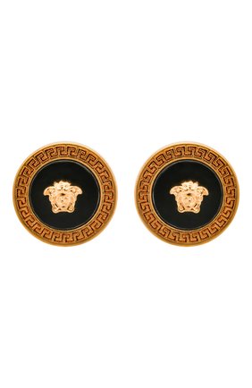 Женские серьги la medusa VERSACE золотого цвета по цене 26600 руб., арт. DG27256/DJMR | Фото 1 Женские серьги la medusa VERSACE золотого цвета, арт. DG27256/DJMR | Фото 1 (Материал: Металл)