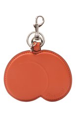 Женский брелок для ключей JW ANDERSON розового цвета, арт. AC0136 LA0001 | Фото 1 (Материал: Натуральная кожа)