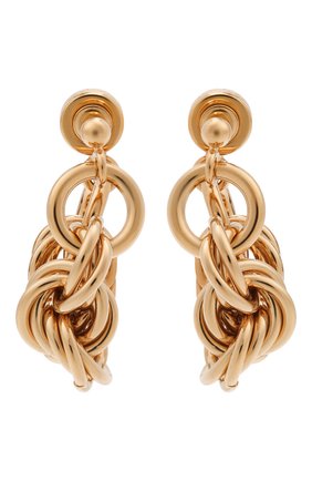 Женские серьги JW ANDERSON золотого цвета по цене 27850 руб., арт. JY0064 0T0003 | Фото 1 Женские серьги JW ANDERSON золотого цвета, арт. JY0064 0T0003 | Фото 1 (Материал: Металл)