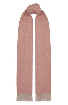 Женский кашемировый шарф turati LORO PIANA розового цвета, арт. FAL7232 | Фото 1 (Материал: Кашемир, Шерсть, Текстиль)