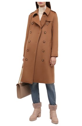 Женские кожаные сапоги GIANVITO ROSSI бежевого цвета по цене 86200 руб., арт. G73274.45G0M.SHLM0US | Фото 2 Женские кожаные сапоги GIANVITO ROSSI бежевого цвета, арт. G73274.45G0M.SHLM0US | Фото 2 (Материал утеплителя: Натуральный мех; Подошва: Платформа; Каблук высота: Средний; Каблук тип: Устойчивый; Материал внешний: Кожа)