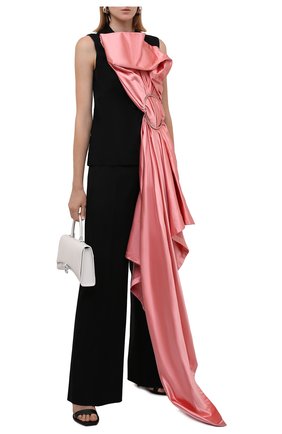 Женский топ из хлопка и шелка DRIES VAN NOTEN розового цвета по цене 104000 руб., арт. 212-010718-3356 | Фото 2 Женский топ из хлопка и шелка DRIES VAN NOTEN розового цвета, арт. 212-010718-3356 | Фото 2 (Материал внешний: Шелк, Хлопок; Длина (для топов): Стандартные; Стили: Романтичный)