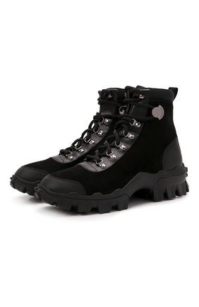 Женские замшевые ботинки helis MONCLER черного цвета по цене 57200 руб., арт. G2-09B-4G706-00-01AHQ | Фото 1 Женские замшевые ботинки helis MONCLER черного цвета, арт. G2-09B-4G706-00-01AHQ | Фото 1 (Подошва: Платформа; Материал внутренний: Натуральная кожа; Каблук высота: Низкий; Женское Кросс-КТ: Хайкеры-ботинки; Материал внешний: Кожа, Замша)