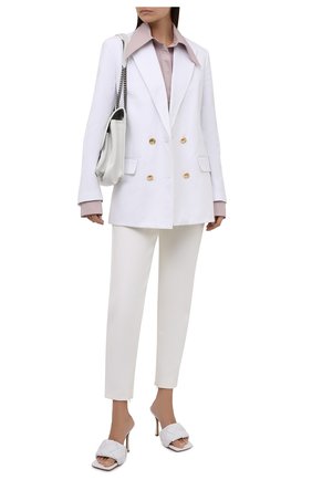 Женские брюки GIORGIO ARMANI белого цвета по цене 86050 руб., арт. 1WHPP0JY/T02VH | Фото 2 Женские брюки GIORGIO ARMANI белого цвета, арт. 1WHPP0JY/T02VH | Фото 2 (Длина (брюки, джинсы): Стандартные; Материал внешний: Синтетический материал, Шерсть; Женское Кросс-КТ: Брюки-одежда; Силуэт Ж (брюки и джинсы): Прямые; Стили: Кэжуэл)
