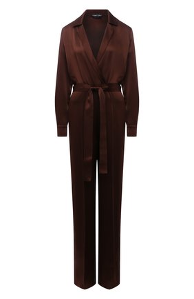 Женский комбинезон TOM FORD коричневого цвета по цене 237000 руб., арт. TU0245-FAX727 | Фото 1 Женский комбинезон TOM FORD коричневого цвета, арт. TU0245-FAX727 | Фото 1 (Материал внешний: Синтетический материал, Вискоза; Рукава: Длинные; Длина (брюки, джинсы): Стандартные; Женское Кросс-КТ: Комбинезон-одежда; Случай: Вечерний; Стили: Романтичный)