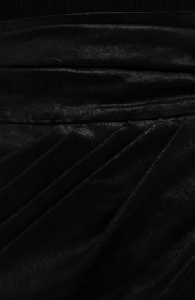 Женская кожаная юбка IRO черного цвета, арт. WP31WAKA | Фото 5 (Длина Ж (юбки, платья, шорты): Мини; Стили: Гранж; Женское Кросс-КТ: Юбка-одежда; Материал внешний: Натуральная кожа)