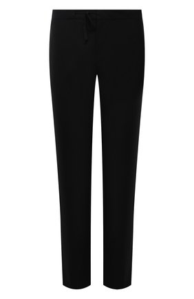 Мужские шерстяные брюки MAISON MARGIELA черного цвета, арт. S50KA0530/S44330 | Фото 1 (Длина (брюки, джинсы): Стандартные; Материал внешний: Шерсть; Случай: Повседневный; Стили: Минимализм)