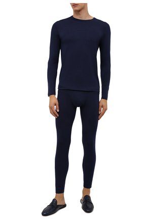 Мужские кальсоны ZIMMERLI темно-синего цвета по цене 11500 руб., арт. 718-8255 | Фото 2 Мужские кальсоны ZIMMERLI темно-синего цвета, арт. 718-8255 | Фото 2 (Материал внешний: Синтетический материал; Кросс-КТ: бельё; Длина (брюки, джинсы): Стандартные)