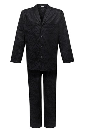 Мужская хлопковая пижама ZIMMERLI темно-синего цвета по цене 32800 руб., арт. 4737-75016 | Фото 1 Мужская хлопковая пижама ZIMMERLI темно-синего цвета, арт. 4737-75016 | Фото 1 (Материал внешний: Хлопок; Кросс-КТ: домашняя одежда; Длина (для топов): Стандартные; Рукава: Длинные; Длина (брюки, джинсы): Укороченные)