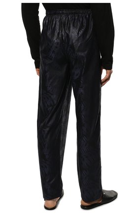 Мужская хлопковая пижама ZIMMERLI темно-синего цвета, арт. 4737-75016 | Фото 6 (Рукава: Длинные; Длина (брюки, джинсы): Стандартные; Кросс-КТ: домашняя одежда; Длина (для топов): Стандартные; Материал внешний: Хлопок)