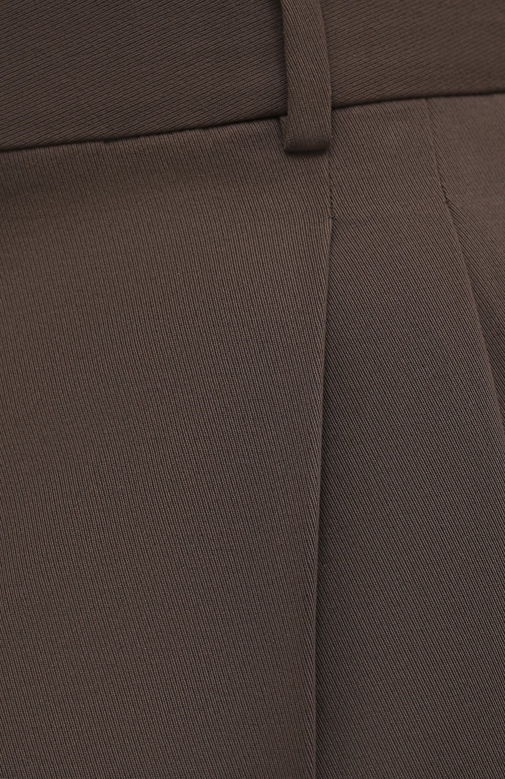 Мужские хлопковые брюки LORO PIANA коричневого цвета, арт. FAL8006 | Фото 5 (Длина (брюки, джинсы): Стандартные; Случай: Повседневный; Материал внешний: Хлопок; Стили: Кэжуэл)
